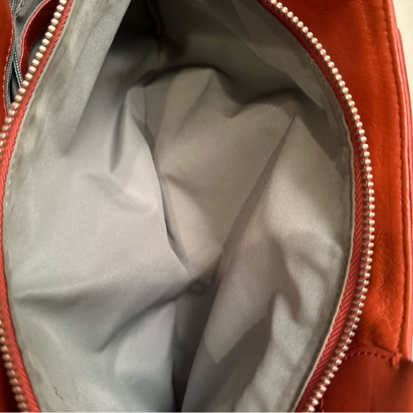 COLE HAAN vintage orange shoulder bag - Picture 7 of 8